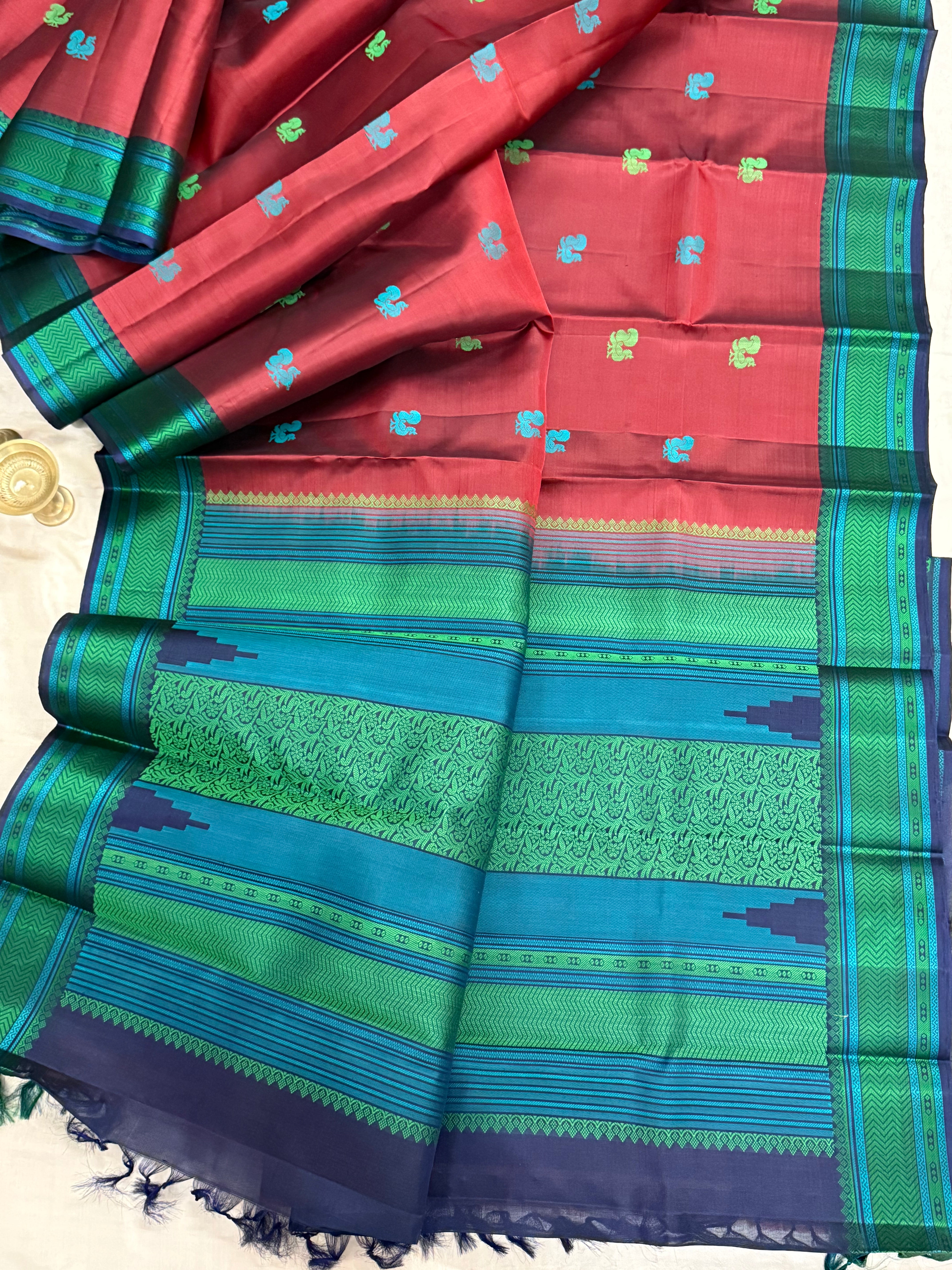Araku vibrant annam body butta / Varnangal Soft Silk