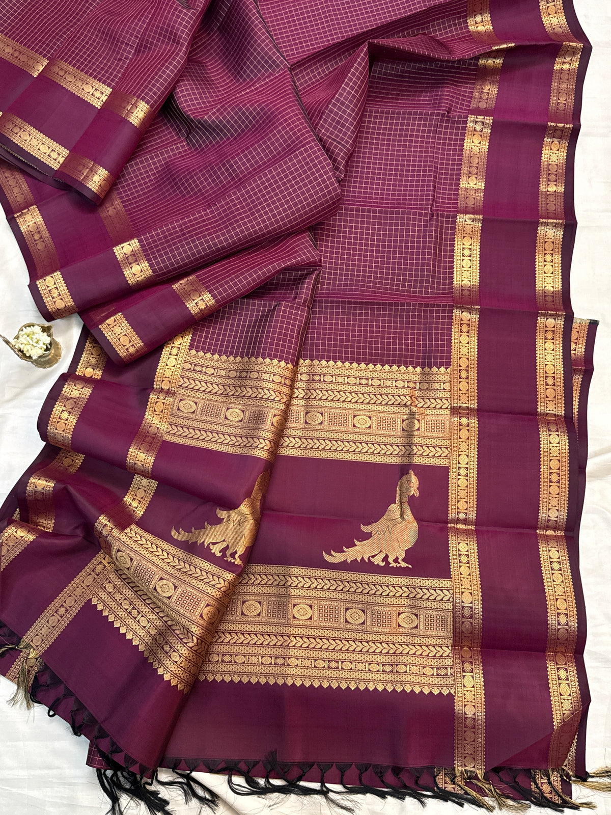 festivel edit _special edition_deep wine and body Zari kattam/ silk saree clsa 12398