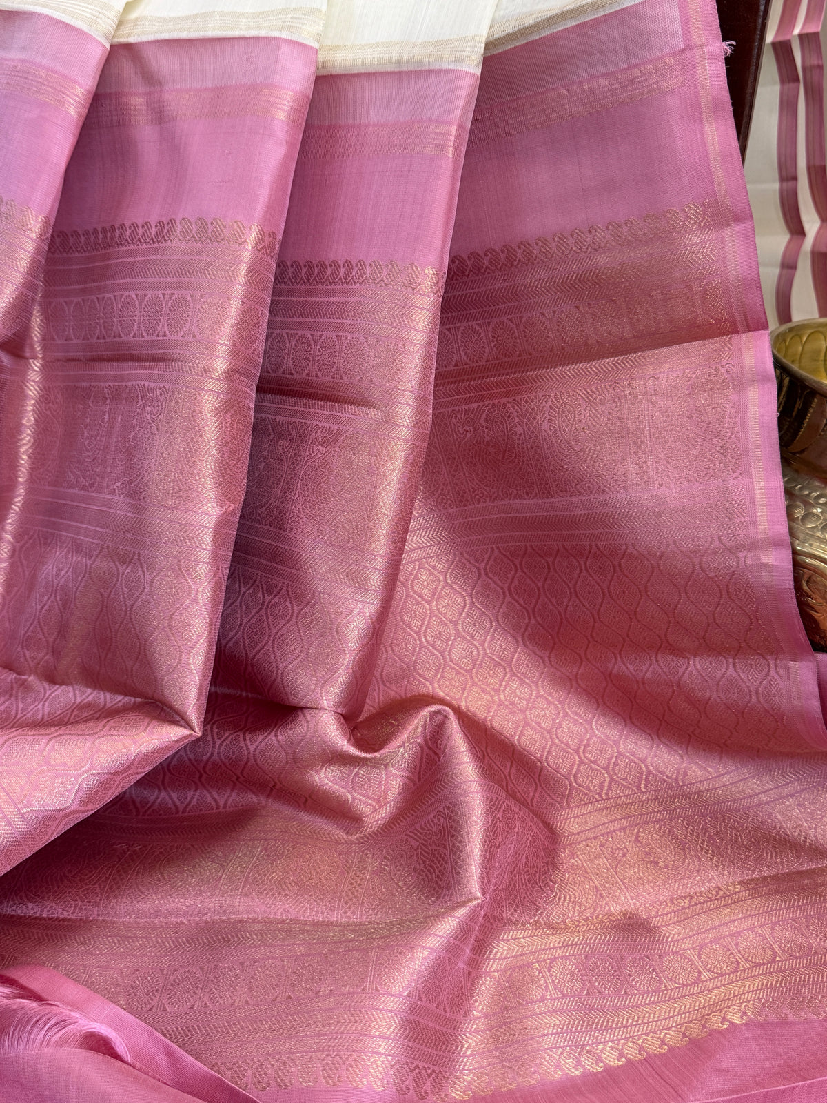 Organza silk saree / clsa 11133