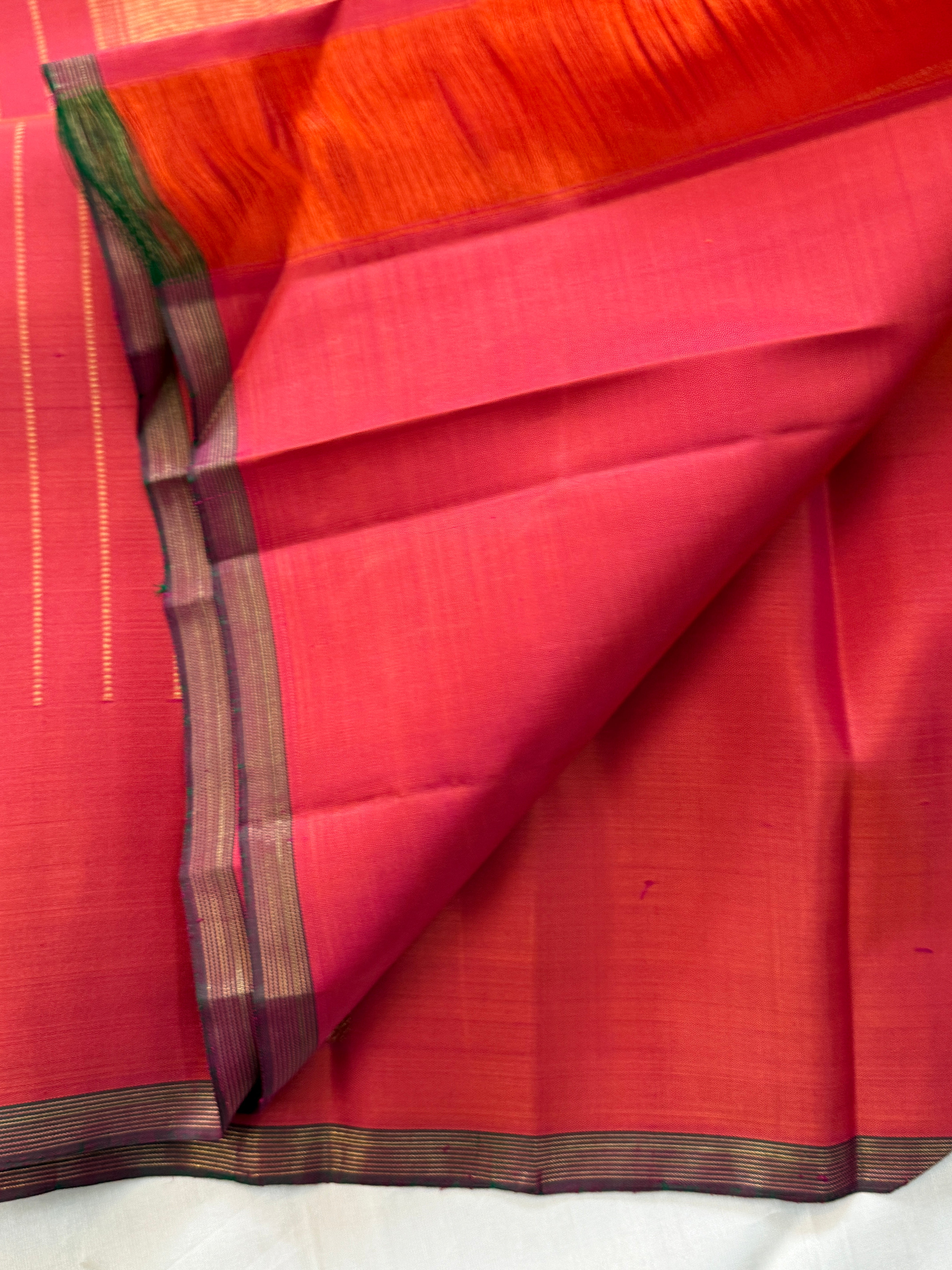 Kanagambaram border Annam Butta Kanjipuram silk /CLSA11591