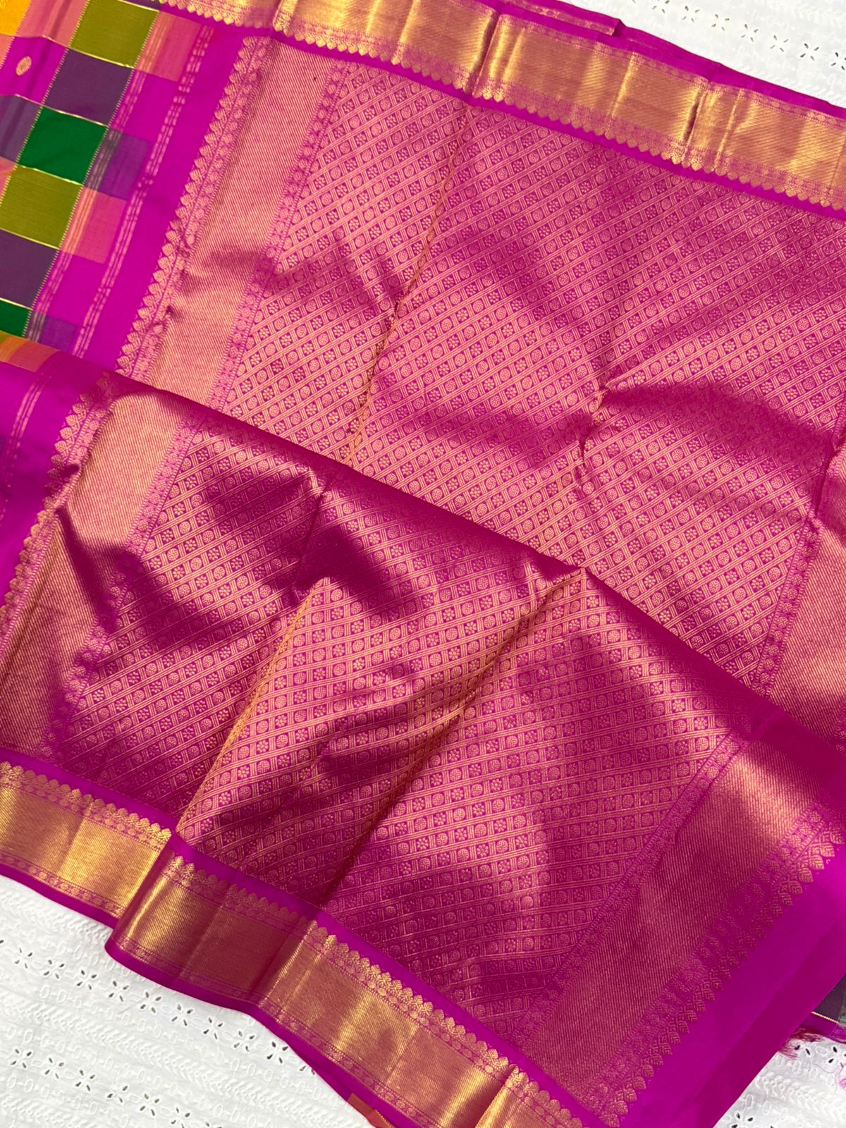 Paalum pazhamum checks/ Arani silk CLSA9921