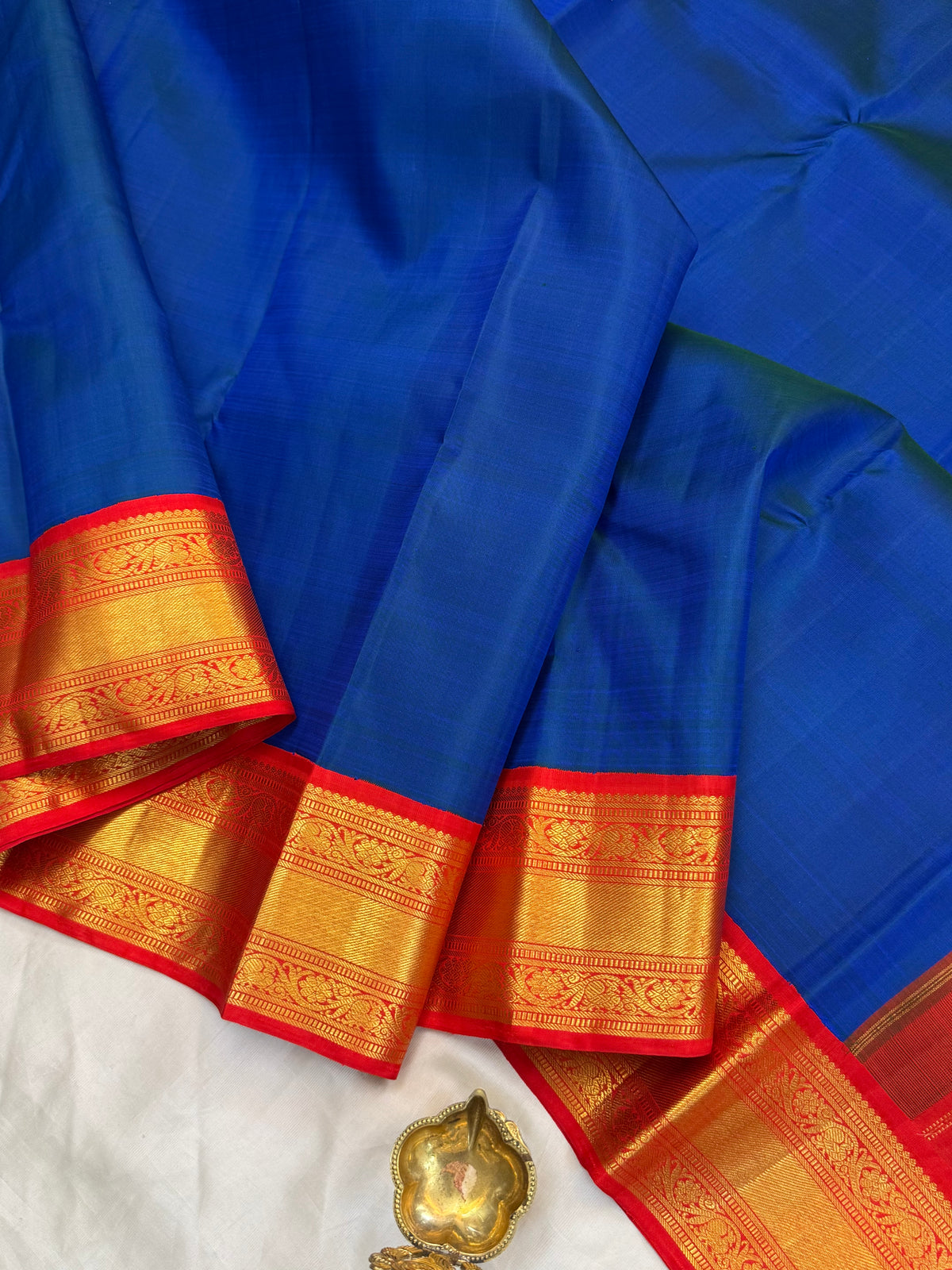 Aarani mayilkazhuthu Korvai/kanjipuram silk saree clsa 12864