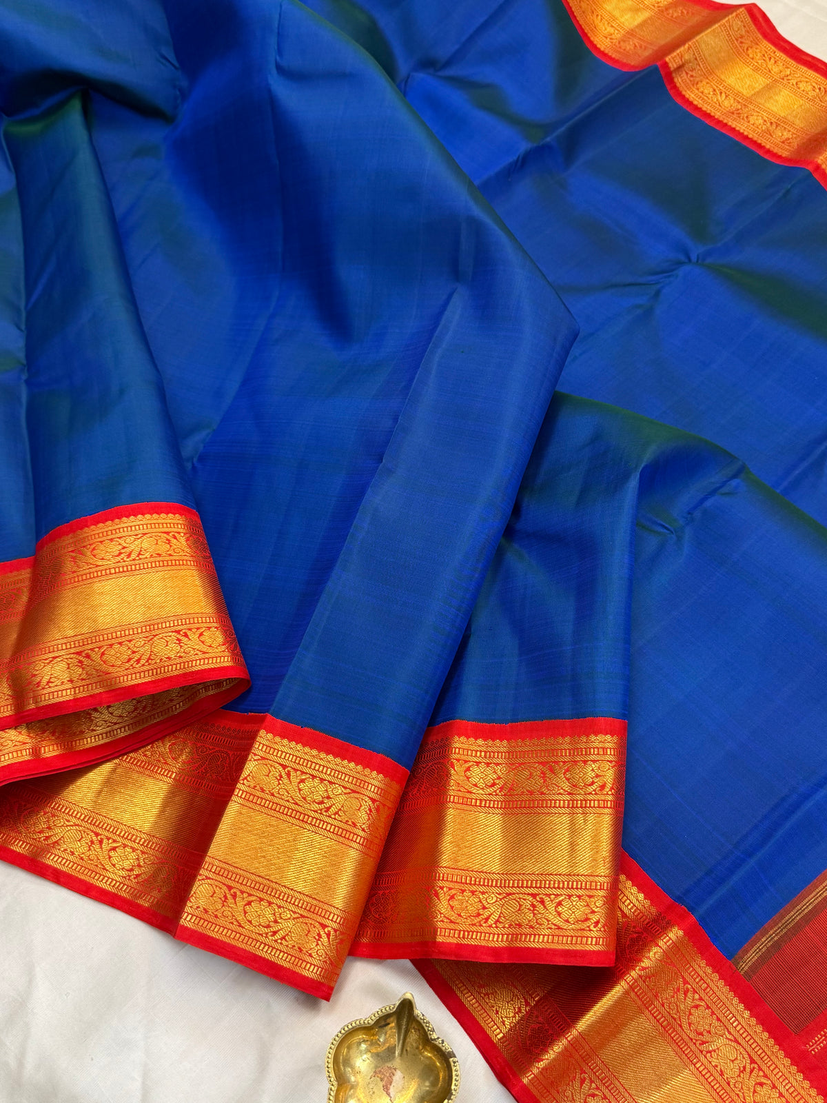 Aarani mayilkazhuthu Korvai/kanjipuram silk saree clsa 12864