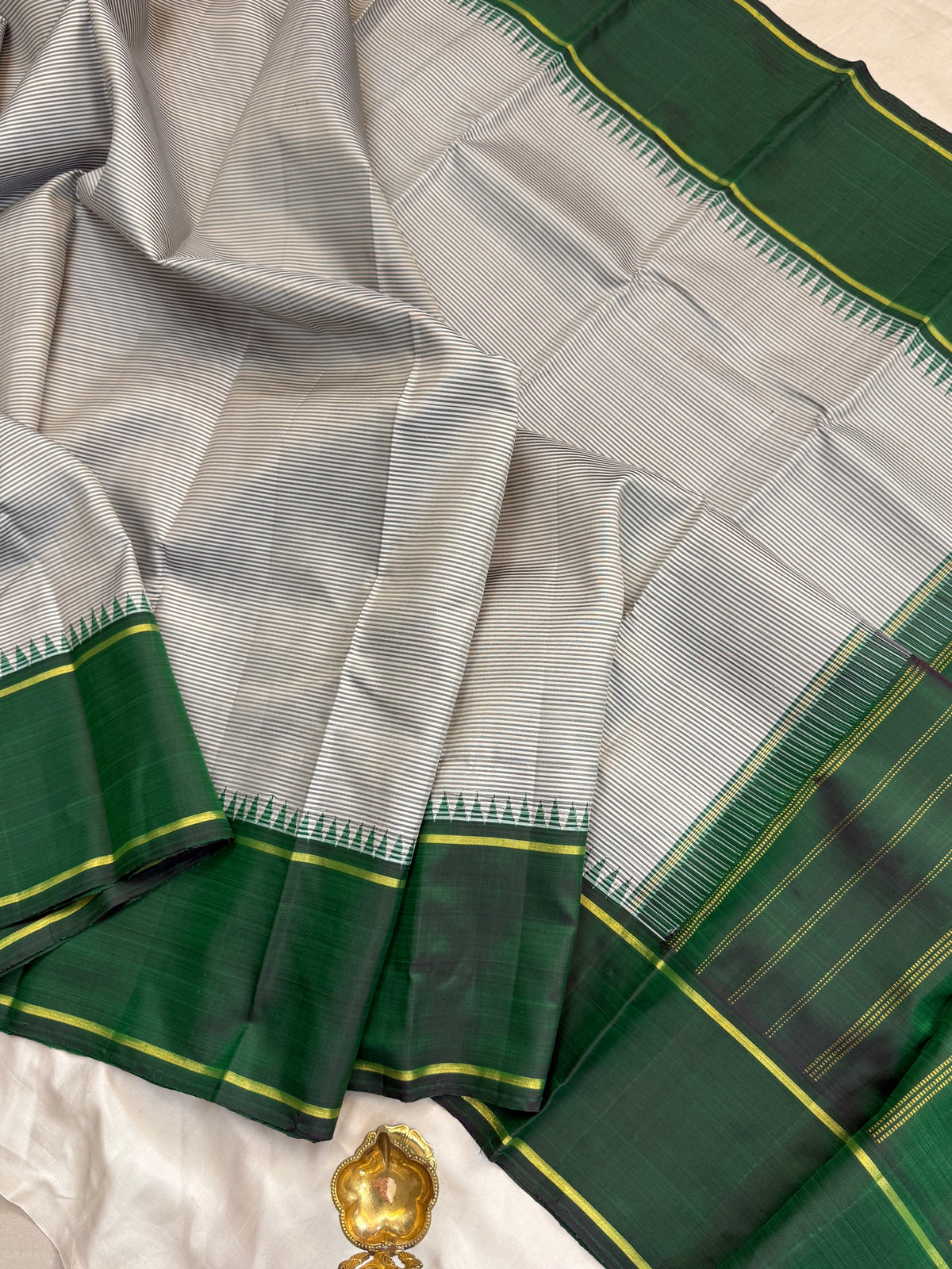 Aarani Korvai Rettapet /kanjipuram silk saree clsa 12731