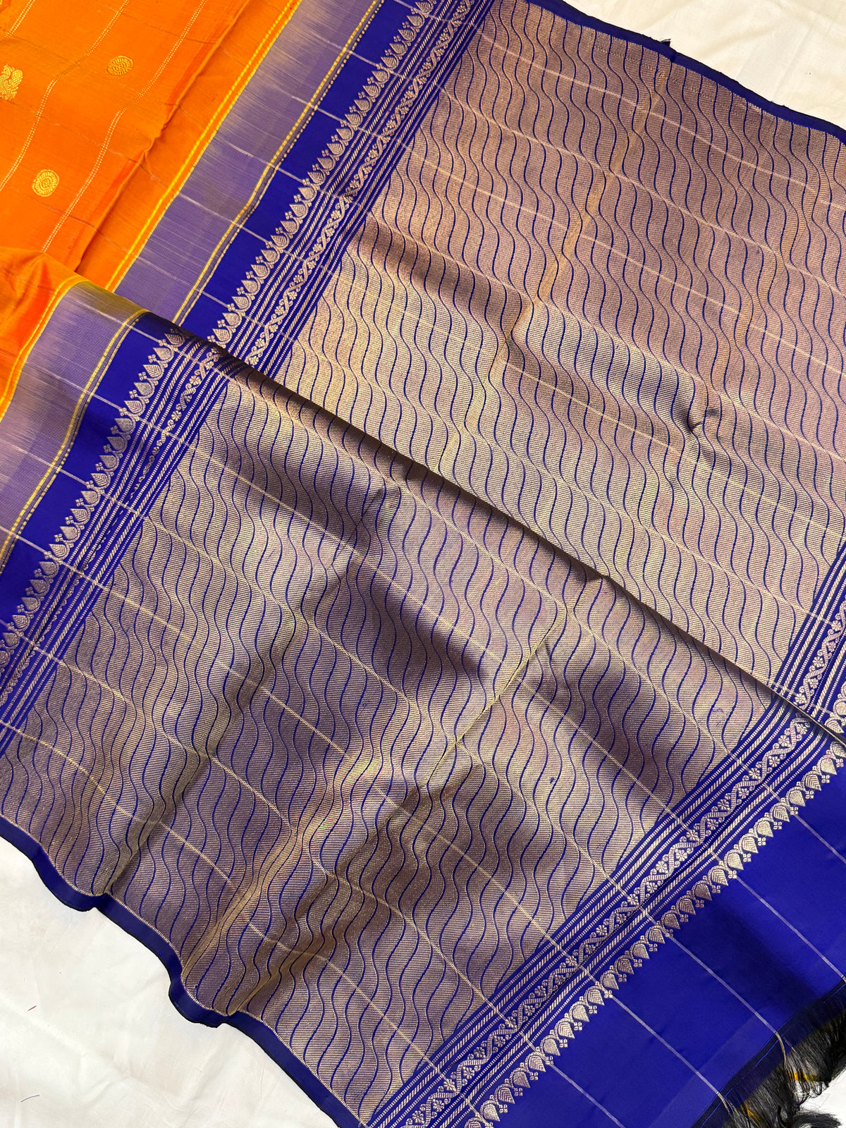 Aarani Simha body Zari kattam butta/kanjipuram silk saree clsa 11153
