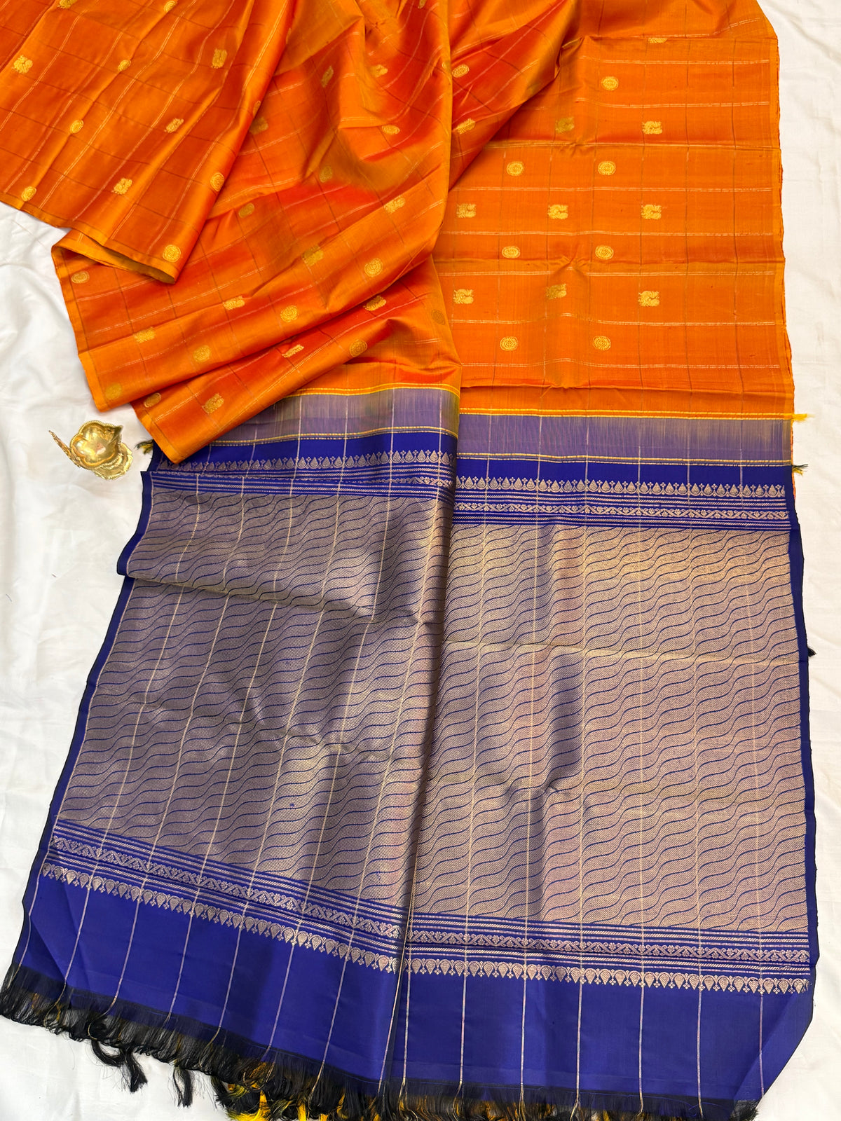 Aarani Simha body Zari kattam butta/kanjipuram silk saree clsa 11153