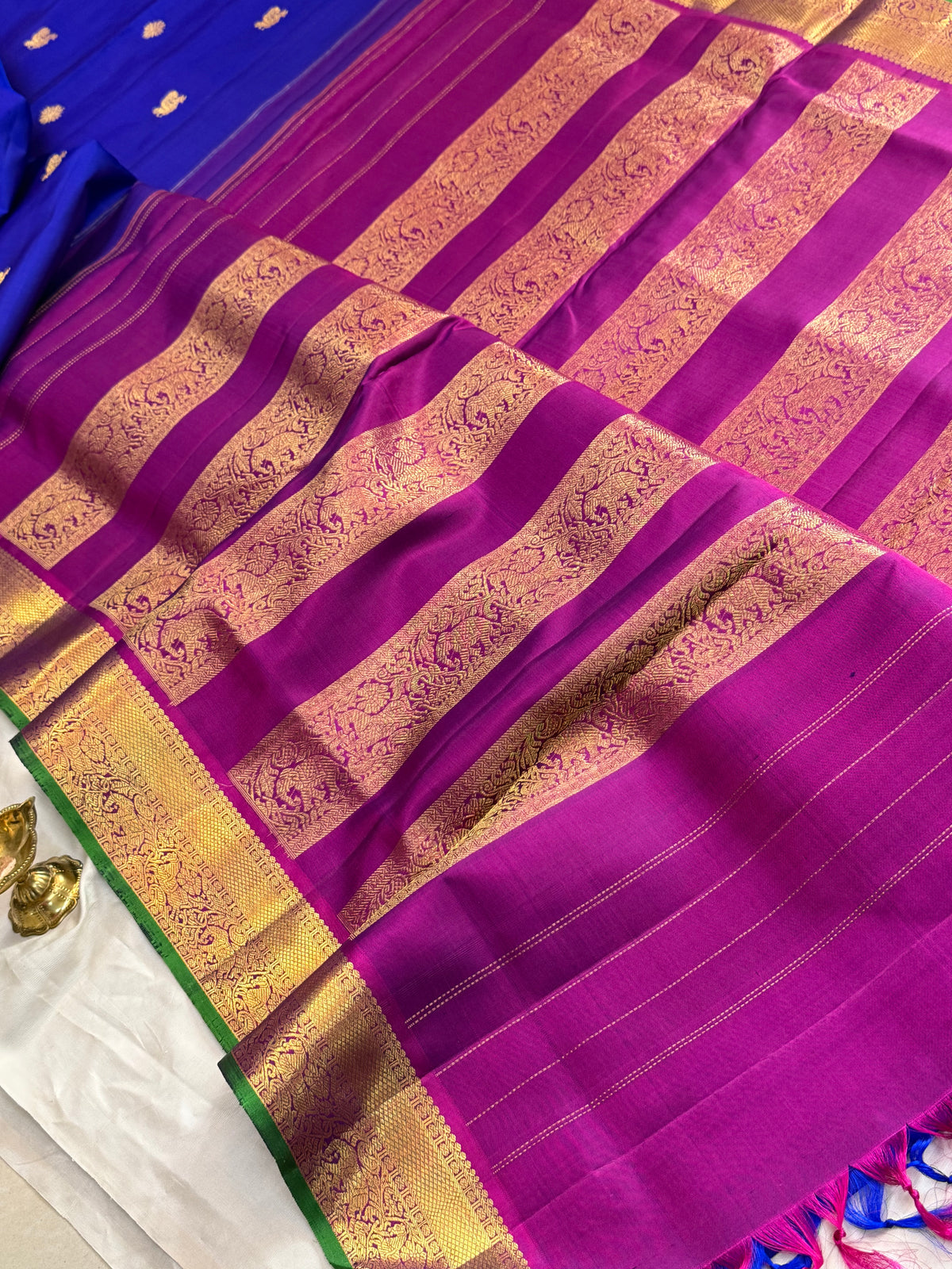 10yards kanjipuram silk saree CSLA12186