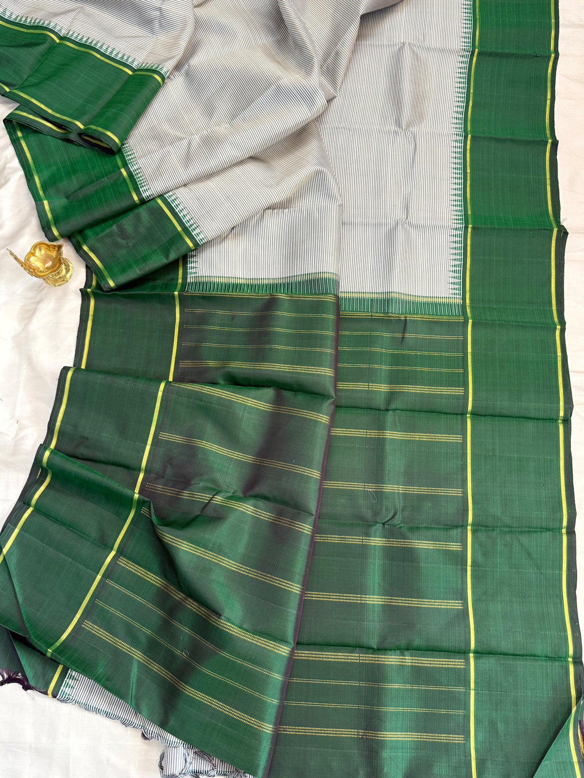 Aarani Korvai Rettapet /kanjipuram silk saree clsa 12731