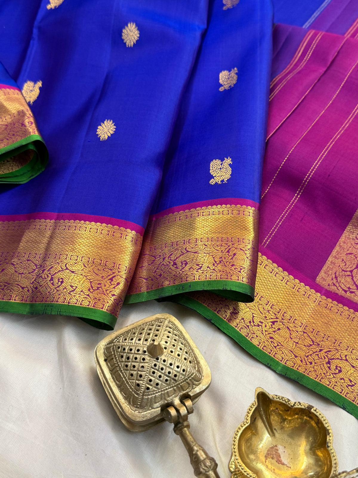 10yards kanjipuram silk saree CSLA12186