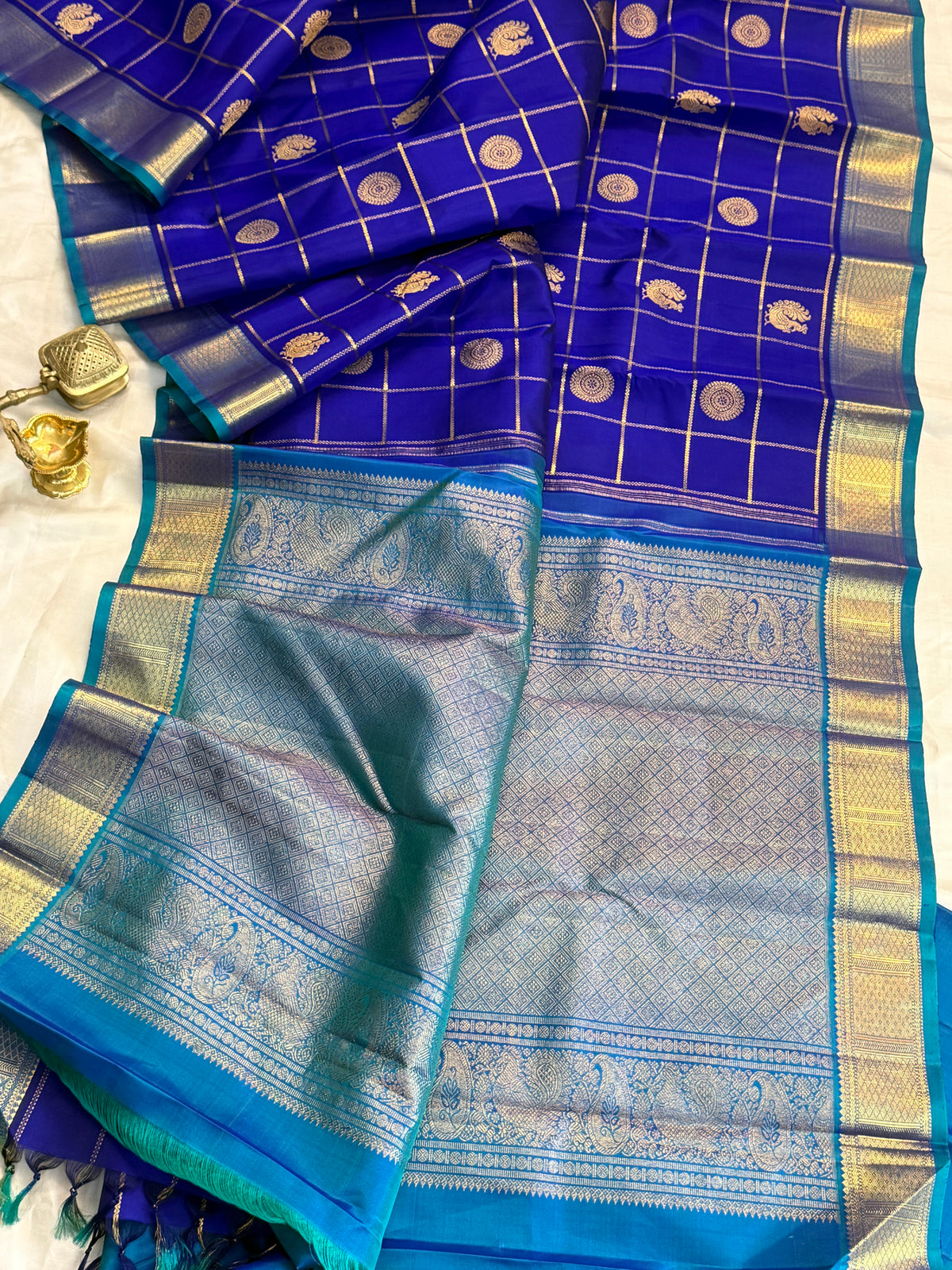 Aarani Kattam Butta kanjipuram silk saree CLSA13024