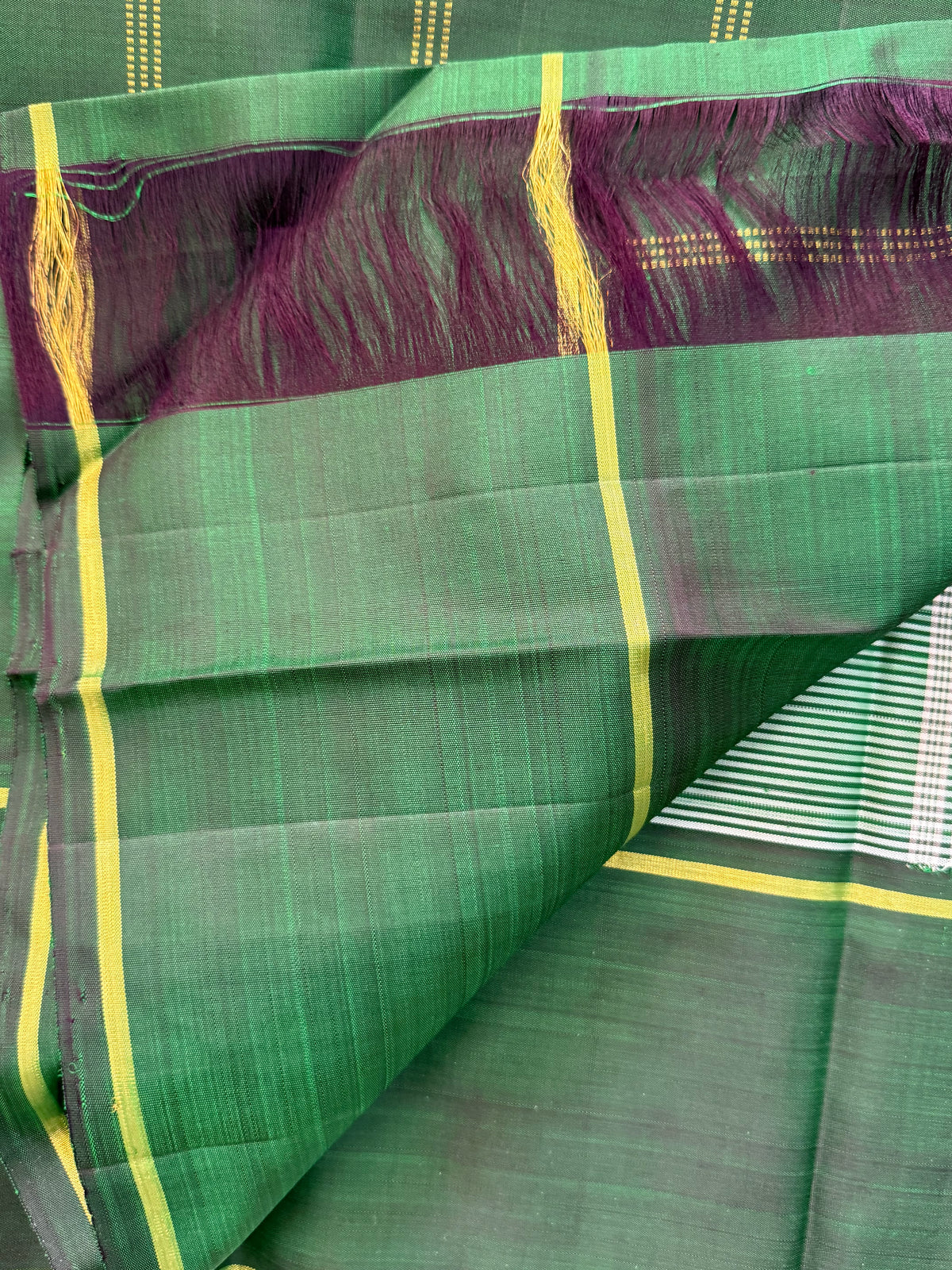 Aarani Korvai Rettapet /kanjipuram silk saree clsa 12731