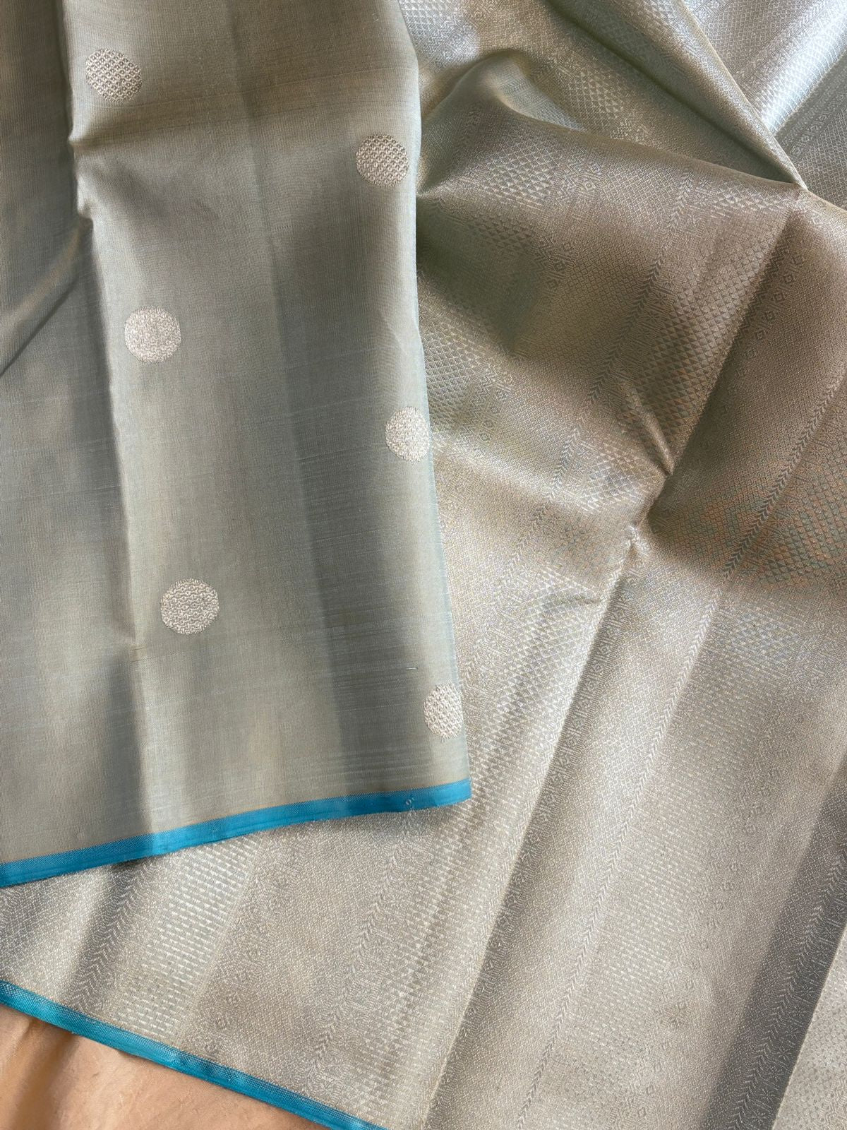 Partly pallu style/ kanjipuram silk