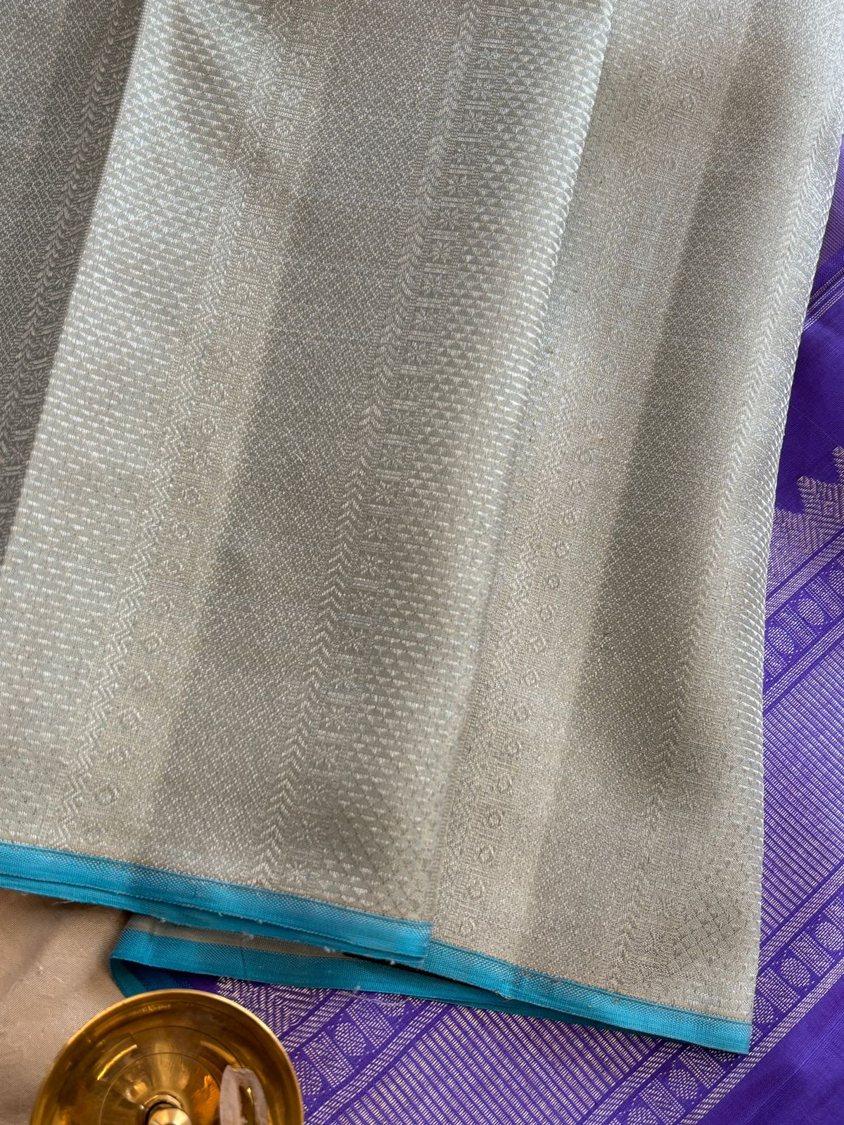 Partly pallu style/ kanjipuram silk