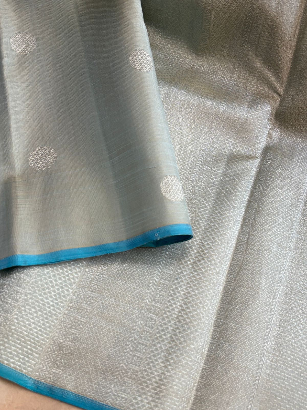 Partly pallu style/ kanjipuram silk